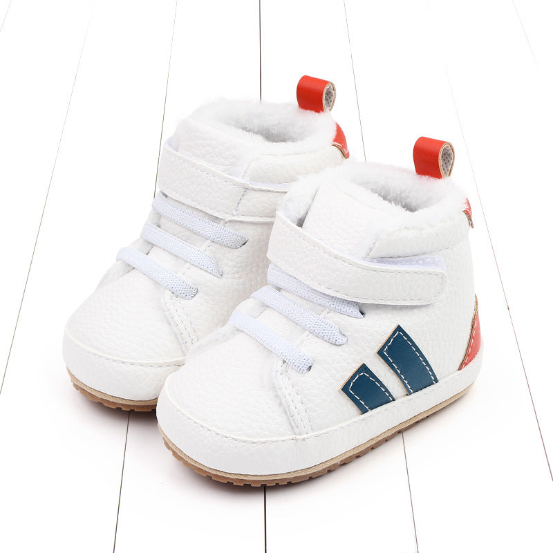 Winter Baby First Walker Boots – Warm Fleece-Lined Toddler Shoes