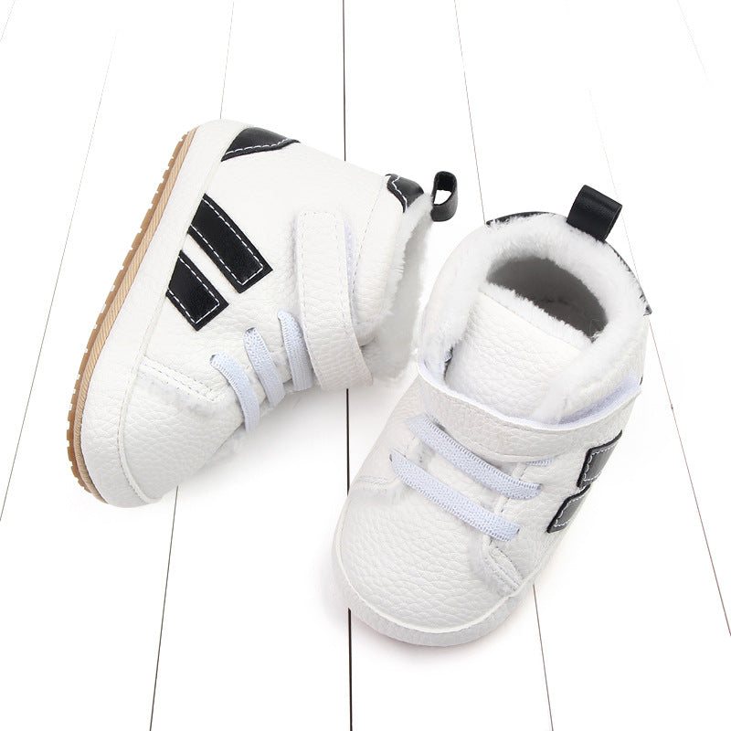 Winter Baby First Walker Boots – Warm Fleece-Lined Toddler Shoes