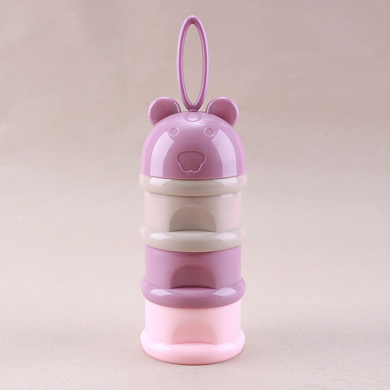 3-Layer Baby Formula Dispenser – Portable Milk Powder Storage Container