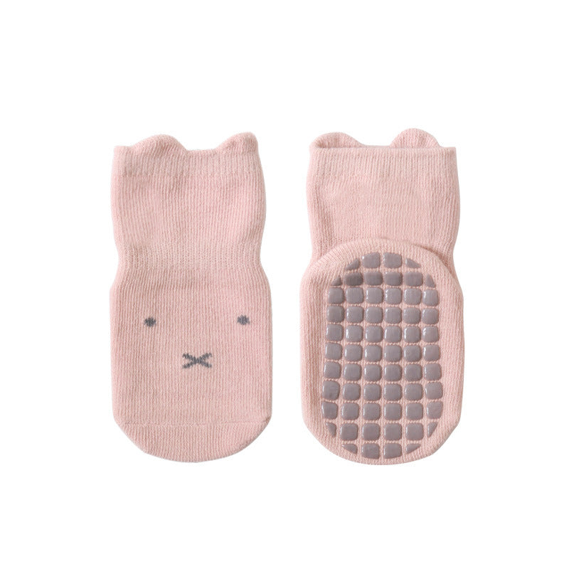 Anti-Slip Baby Grip Socks – Soft Cotton Toddler Socks