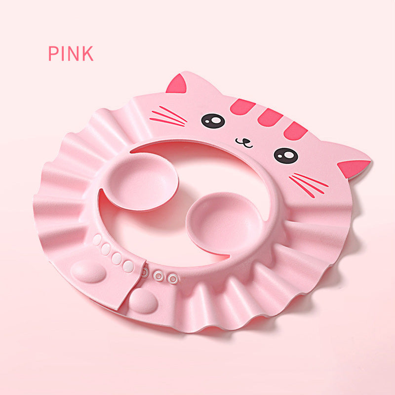 Baby Shampoo Shower Cap – Adjustable Waterproof Bath Hat for Tear-Free Hair Washing
