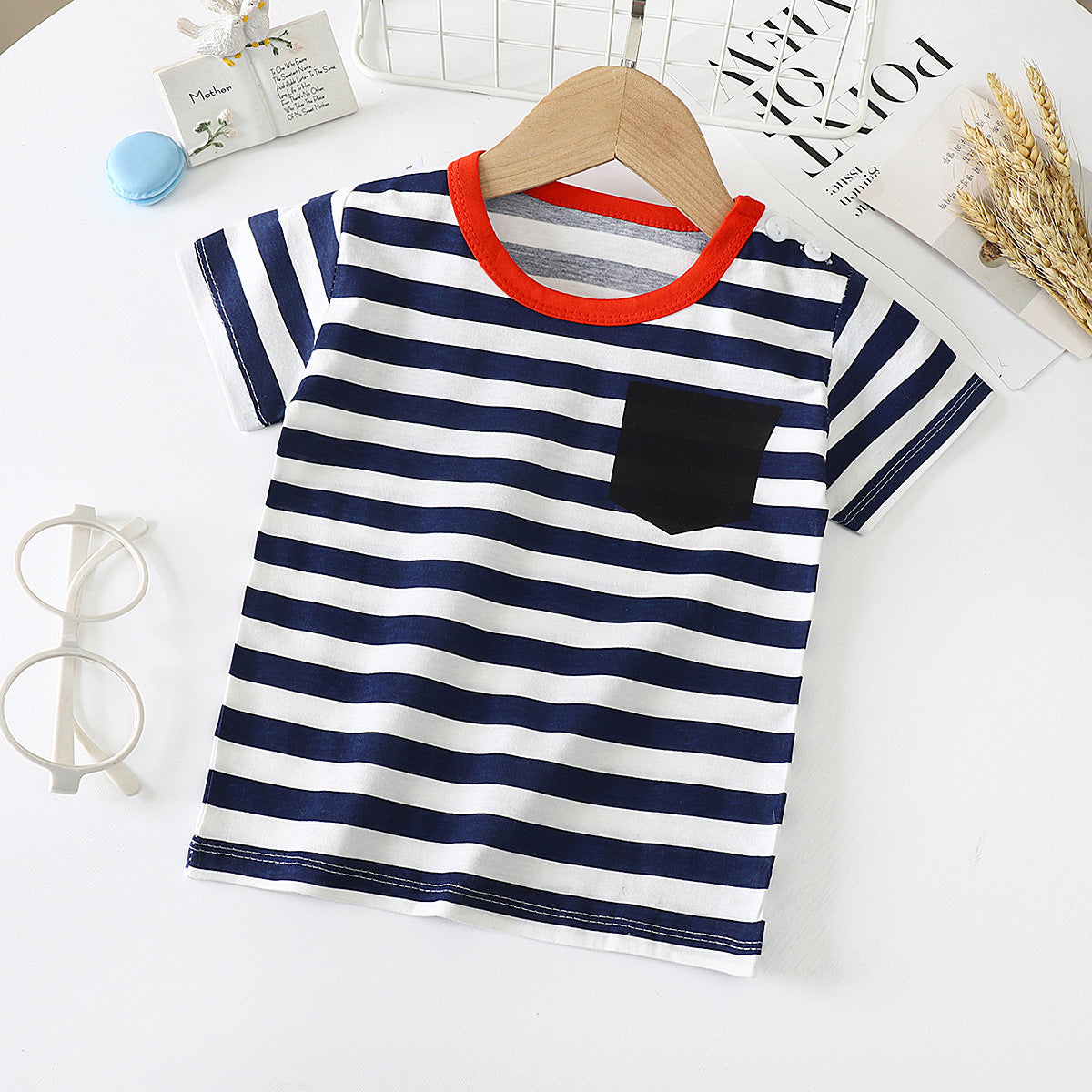 Cute Baby Outfit Set – Soft Cotton Summer Wear (0–12 Months)
