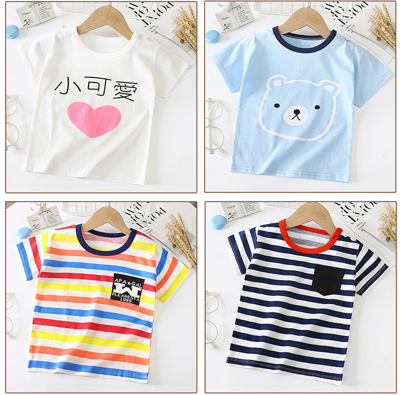 Cute Baby Outfit Set – Soft Cotton Summer Wear (0–12 Months)