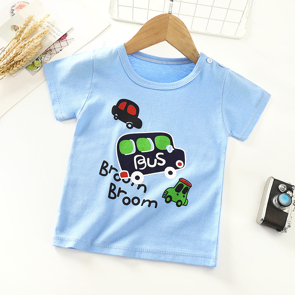 Cute Baby Outfit Set – Soft Cotton Summer Wear (0–12 Months)