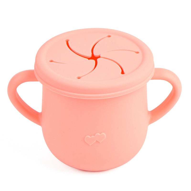 Spill-Proof Baby Snack Cup – Soft Silicone Toddler Snack Container