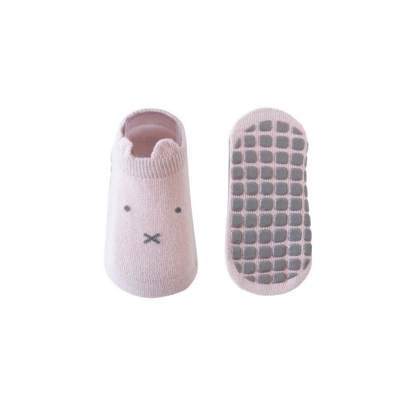 Anti-Slip Baby Grip Socks – Soft Cotton Toddler Socks