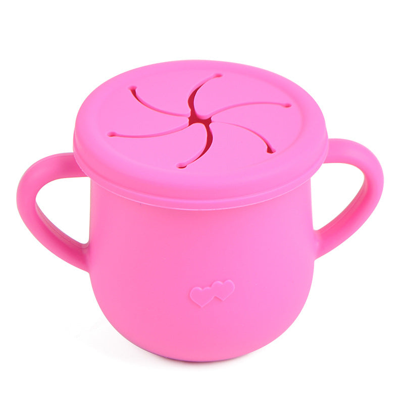 Spill-Proof Baby Snack Cup – Soft Silicone Toddler Snack Container