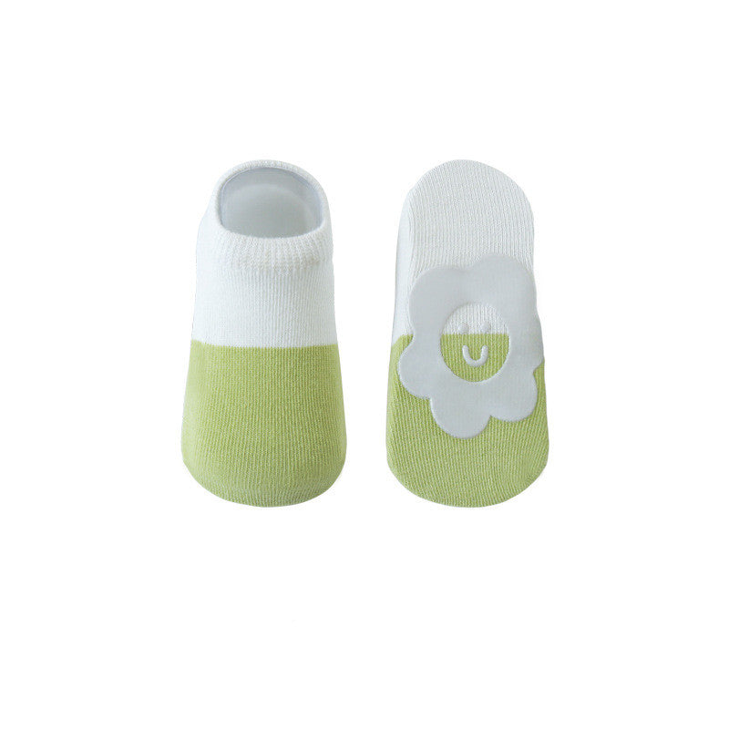 Anti-Slip Baby Grip Socks – Soft Cotton Toddler Socks