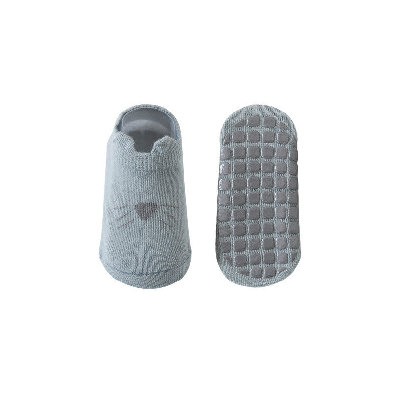 Anti-Slip Baby Grip Socks – Soft Cotton Toddler Socks