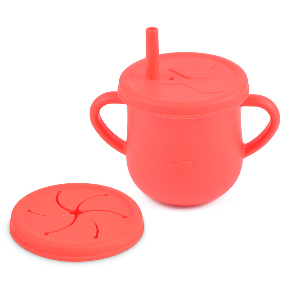 Spill-Proof Baby Snack Cup – Soft Silicone Toddler Snack Container