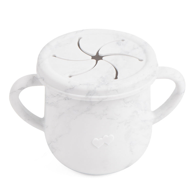 Spill-Proof Baby Snack Cup – Soft Silicone Toddler Snack Container
