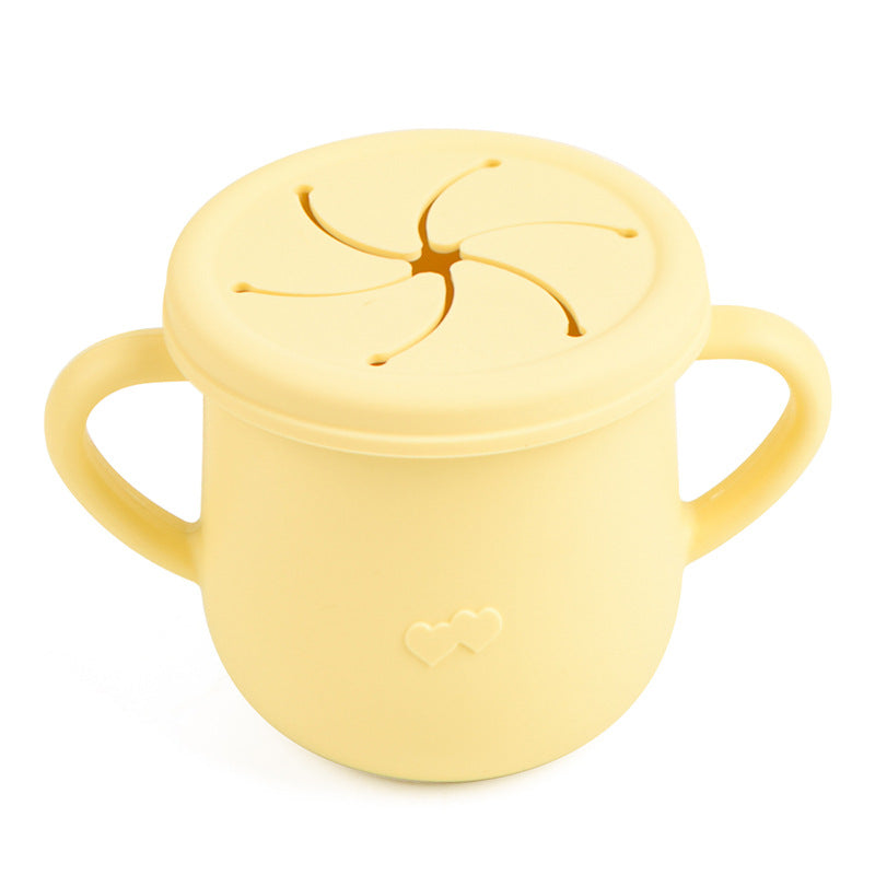 Spill-Proof Baby Snack Cup – Soft Silicone Toddler Snack Container