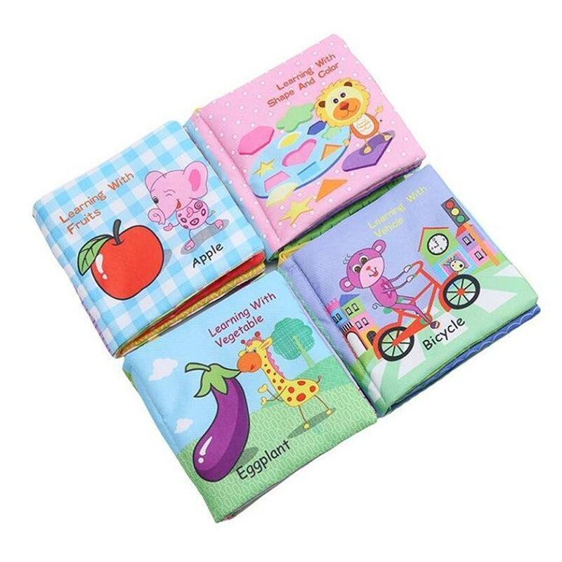 Montessori Baby Cloth Learning Book – Early Education Toy