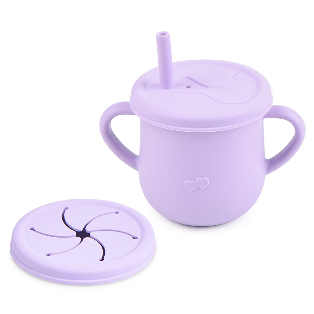 Spill-Proof Baby Snack Cup – Soft Silicone Toddler Snack Container