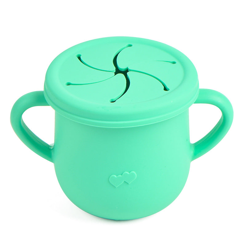 Spill-Proof Baby Snack Cup – Soft Silicone Toddler Snack Container