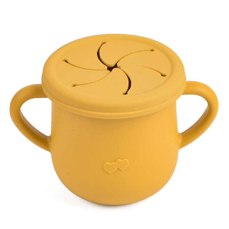Spill-Proof Baby Snack Cup – Soft Silicone Toddler Snack Container