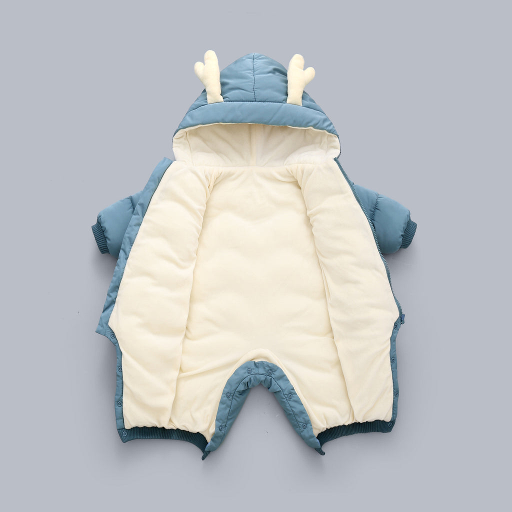 Baby Winter Snowsuit – Warm Hooded Toddler Jumpsuit