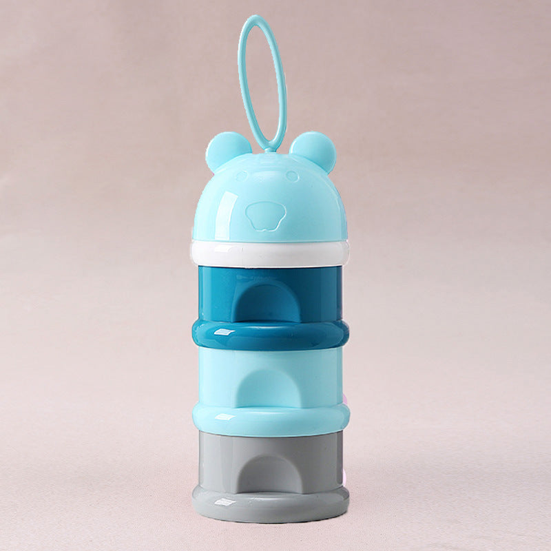3-Layer Baby Formula Dispenser – Portable Milk Powder Storage Container