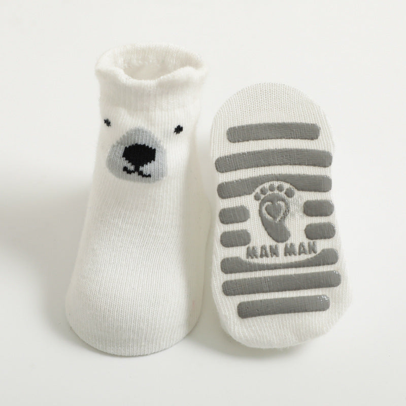 Anti-Slip Baby Grip Socks – Soft Cotton Toddler Socks