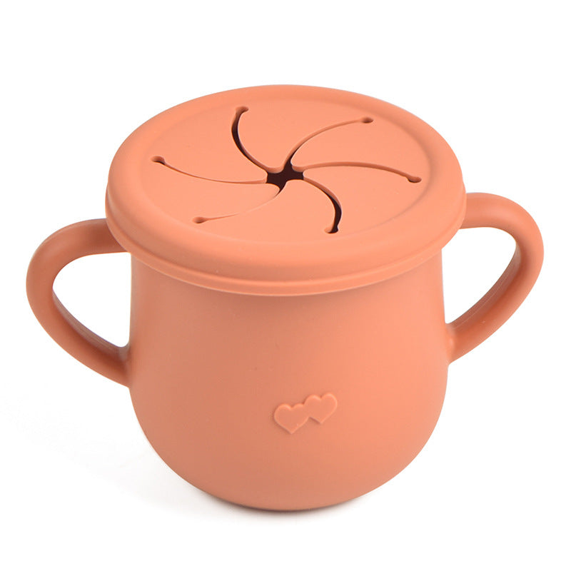 Spill-Proof Baby Snack Cup – Soft Silicone Toddler Snack Container