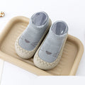 Baby Non-Slip Soft Sole First Walking Shoes – Cute Cotton Toddler Socks Shoes (0–24 Months)