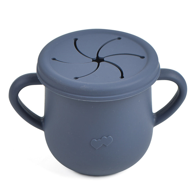 Spill-Proof Baby Snack Cup – Soft Silicone Toddler Snack Container
