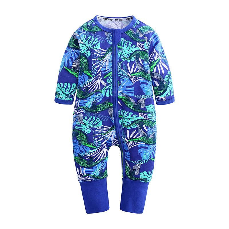 Cotton Star Baby Romper – Soft Zipper Onesie