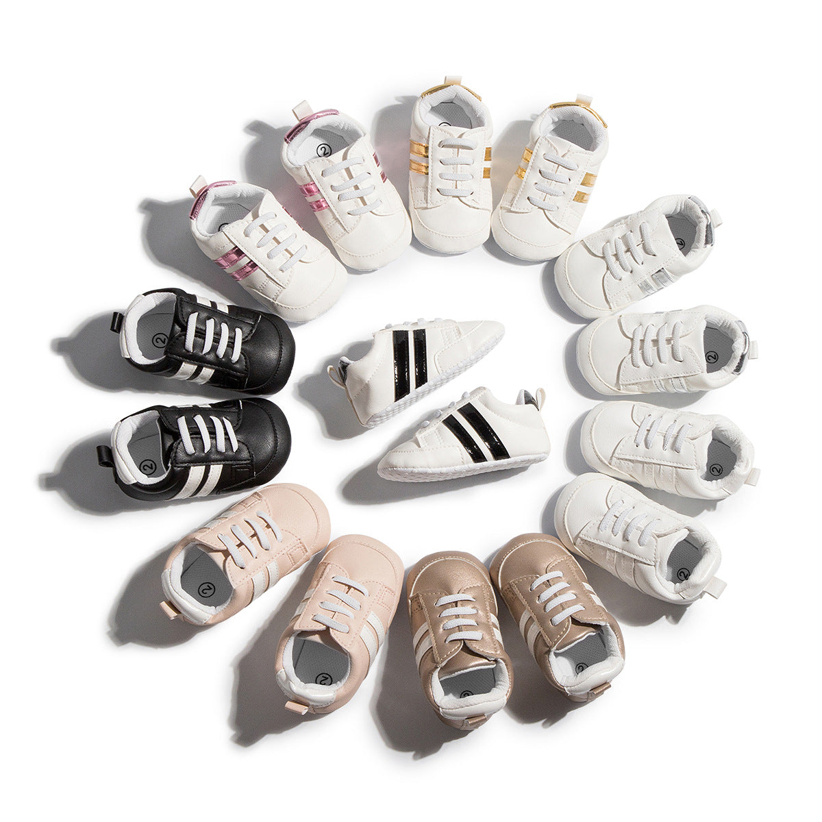 Baby First Walker Sneakers – Soft Sole Non-Slip Toddler Shoes (6–18 Months)