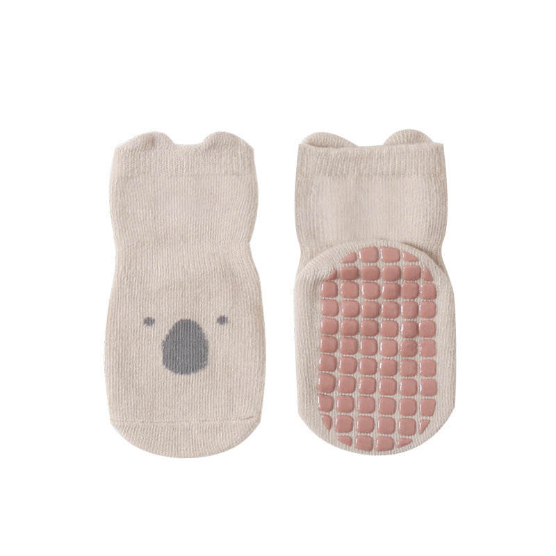 Anti-Slip Baby Grip Socks – Soft Cotton Toddler Socks