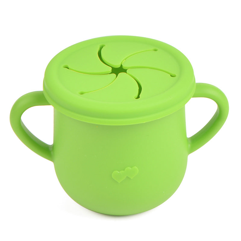 Spill-Proof Baby Snack Cup – Soft Silicone Toddler Snack Container