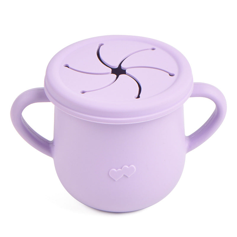 Spill-Proof Baby Snack Cup – Soft Silicone Toddler Snack Container