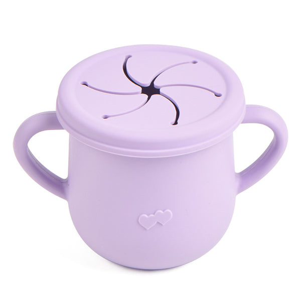 Spill-Proof Baby Snack Cup – Soft Silicone Toddler Snack Container