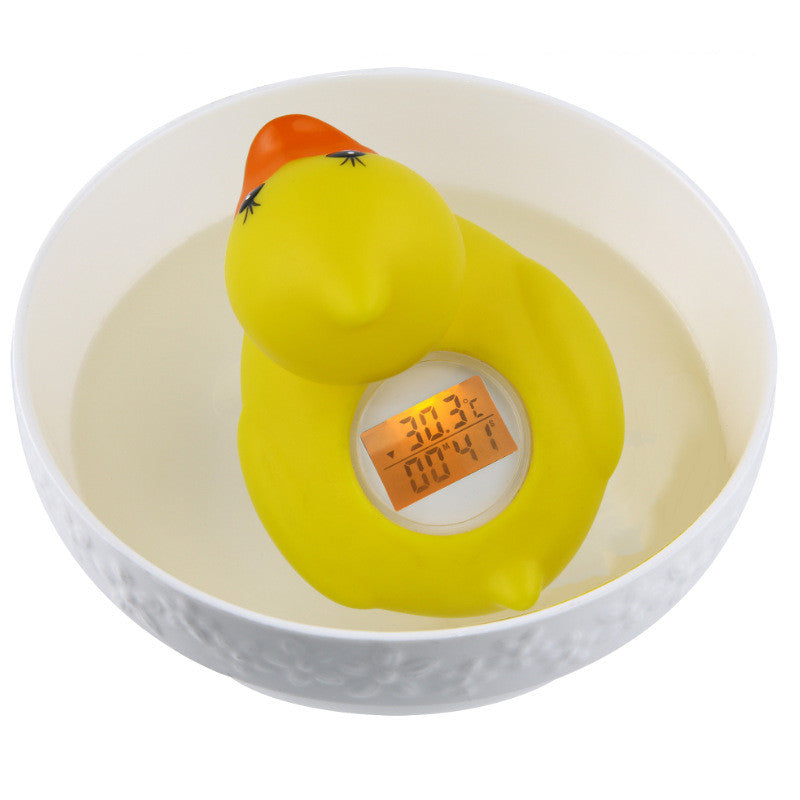 Floating Baby Bath Thermometer Duck – Safe Water Temperature Tester for Babies
