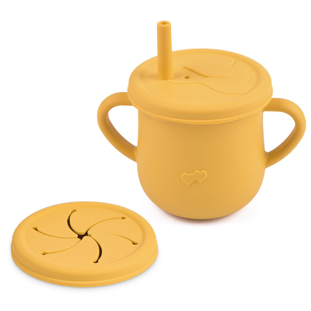 Spill-Proof Baby Snack Cup – Soft Silicone Toddler Snack Container