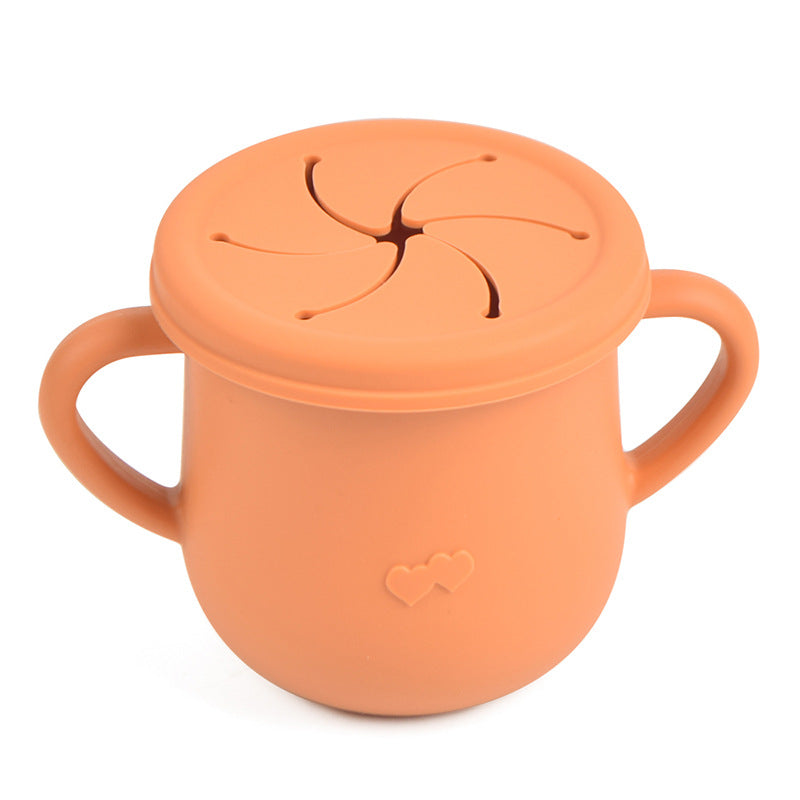 Spill-Proof Baby Snack Cup – Soft Silicone Toddler Snack Container
