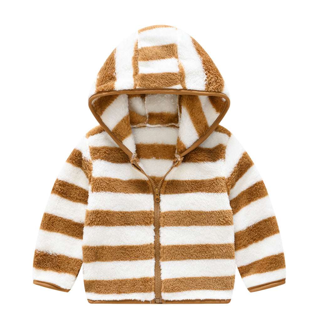 Warm Bear Ear Camouflage Hoodie Jacket for Kids