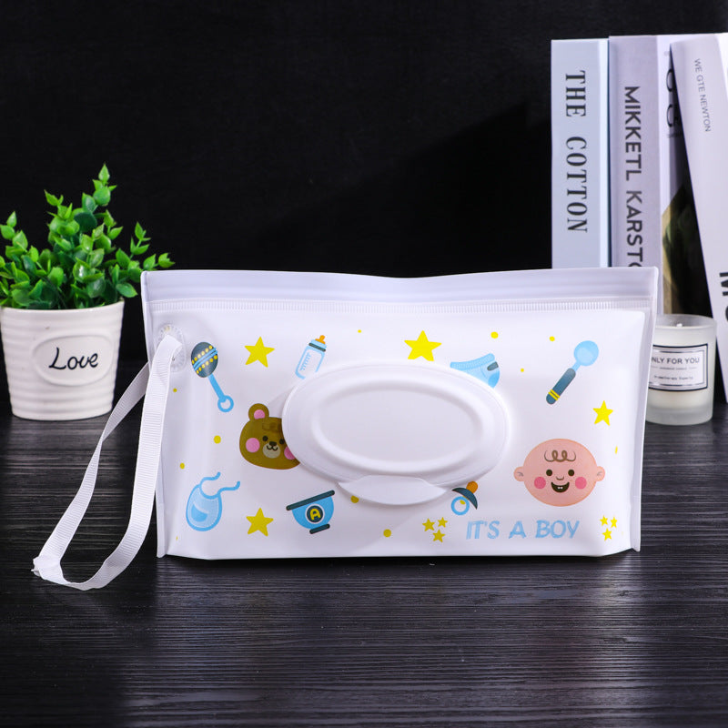 Portable Baby Wipes Dispenser Bag – Travel Wet Wipes Holder