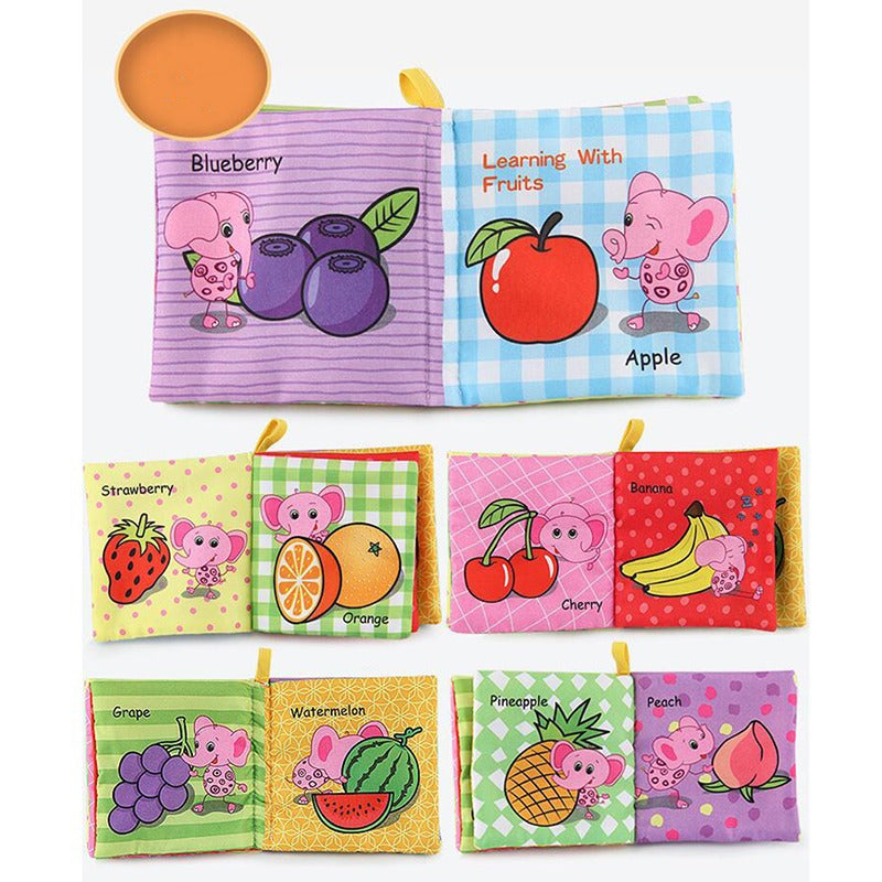 Montessori Baby Cloth Learning Book – Early Education Toy