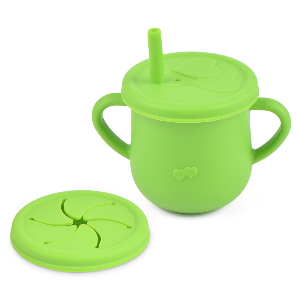 Spill-Proof Baby Snack Cup – Soft Silicone Toddler Snack Container