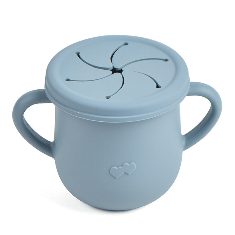 Spill-Proof Baby Snack Cup – Soft Silicone Toddler Snack Container