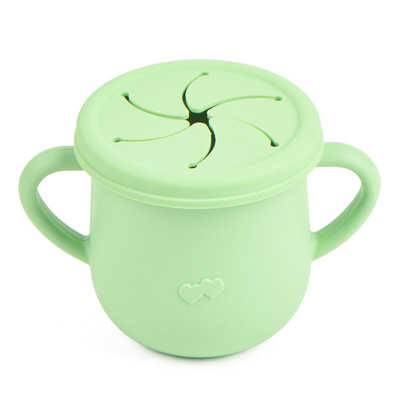 Spill-Proof Baby Snack Cup – Soft Silicone Toddler Snack Container