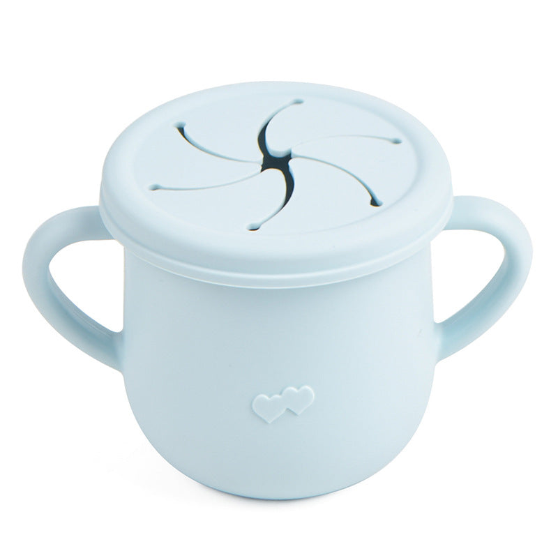 Spill-Proof Baby Snack Cup – Soft Silicone Toddler Snack Container