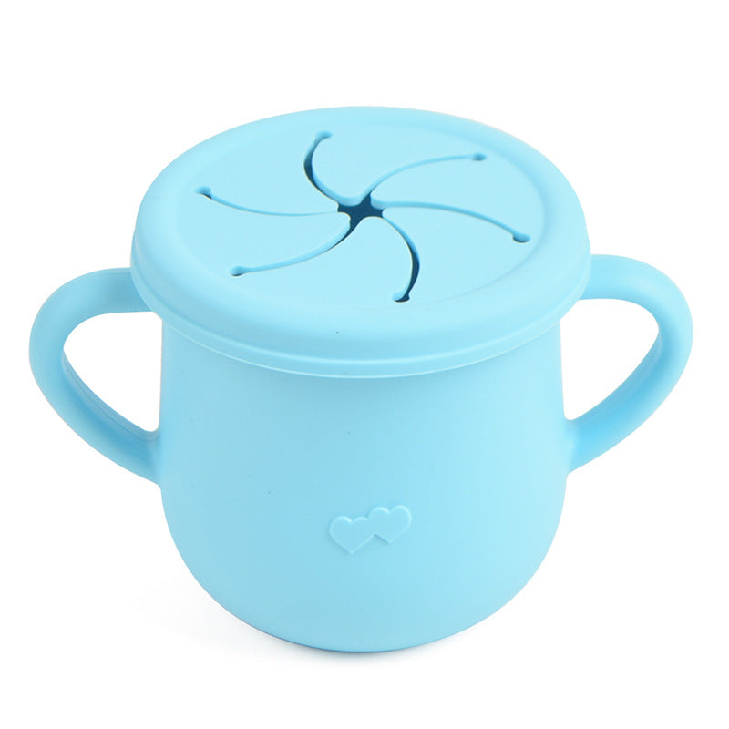 Spill-Proof Baby Snack Cup – Soft Silicone Toddler Snack Container