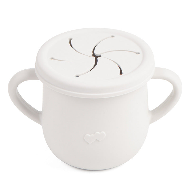 Spill-Proof Baby Snack Cup – Soft Silicone Toddler Snack Container
