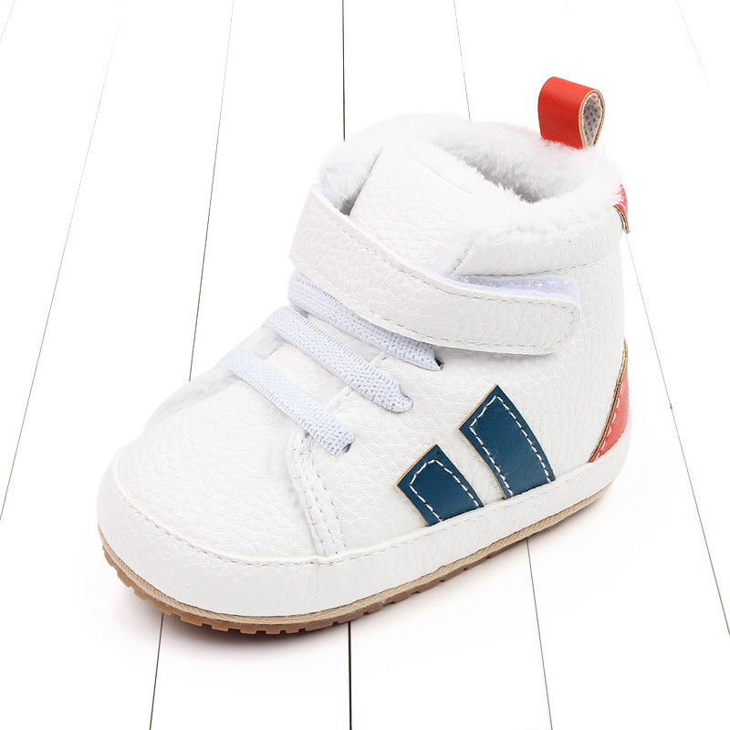 Winter Baby First Walker Boots – Warm Fleece-Lined Toddler Shoes