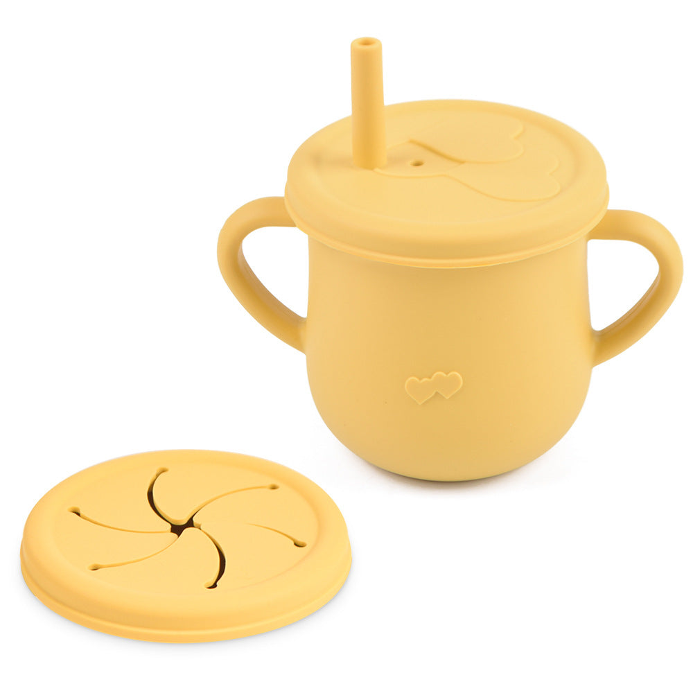 Spill-Proof Baby Snack Cup – Soft Silicone Toddler Snack Container