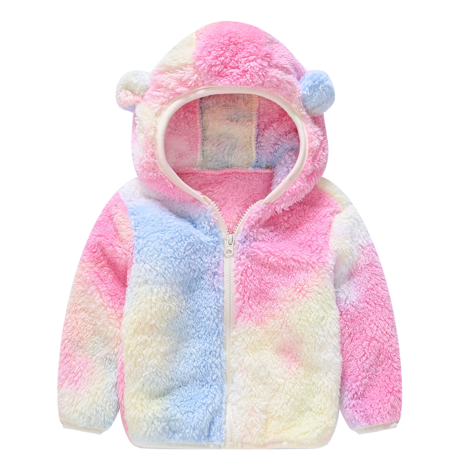 Warm Bear Ear Camouflage Hoodie Jacket for Kids