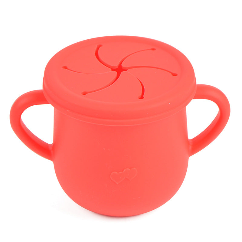 Spill-Proof Baby Snack Cup – Soft Silicone Toddler Snack Container