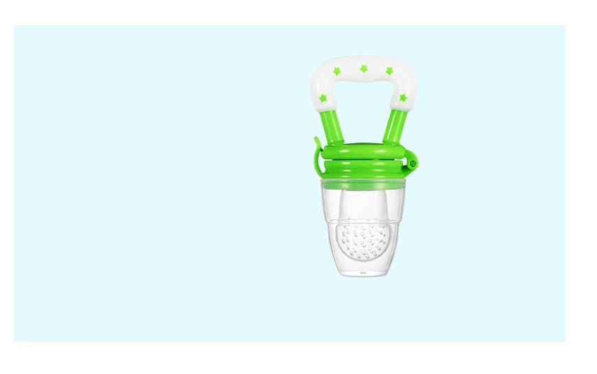 Baby Star Fruit And Vegetable Biting Happy Fruit Complementary Food Silicone Biting Bag Feeding Tableware Chewing