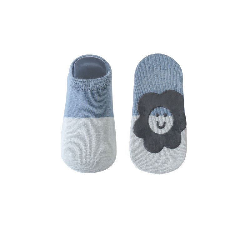 Anti-Slip Baby Grip Socks – Soft Cotton Toddler Socks